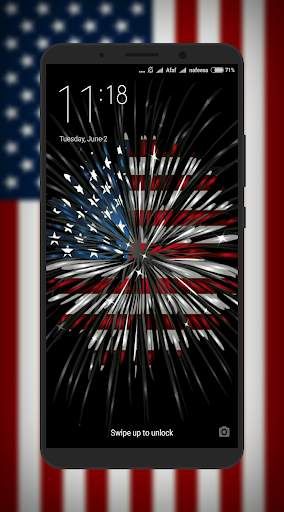 America Flag Wallpaper 4 تصوير الشاشة