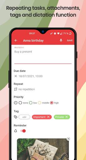 Todo List, Reminder and Widget screenshot 2
