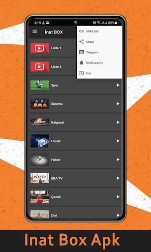 inat Box tv Apk indir Info screenshot 2