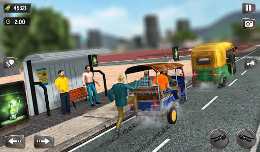 Tuk Tuk Rickshaw Driving - Offroad Auto Driver screenshot 10