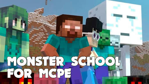 👨Monster School Mod for MCPE🏫 screenshot 1