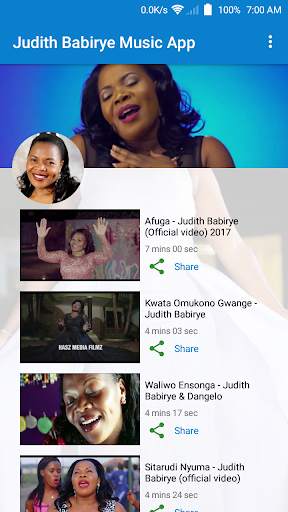 Judith Babirye Music App screenshot 1