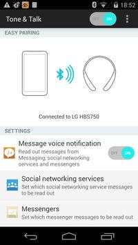 LG Tone & Talk (English) screenshot 1