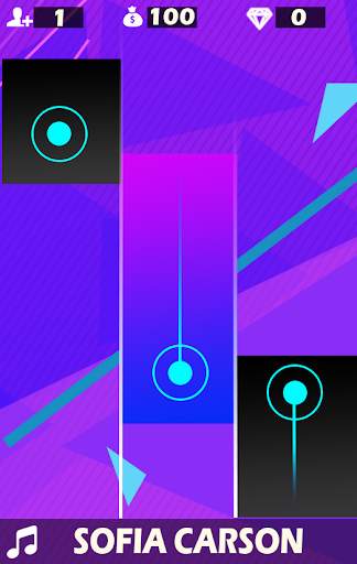 Sofia Carson Piano Tiles screenshot 2
