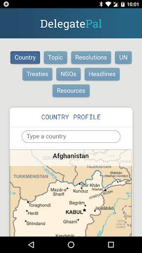 DelegatePal - Model UN Research Tool screenshot 1