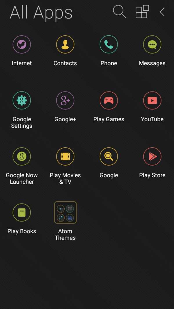 Simple Color Atom Theme 6 تصوير الشاشة