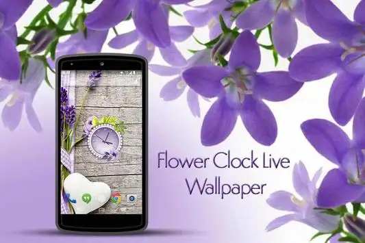 Flower Clock Live Wallpaper screenshot 9