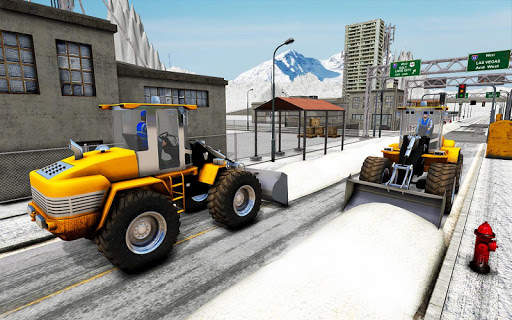 Offroad Snow Excavator Crane Sand Transport Truck screenshot 2