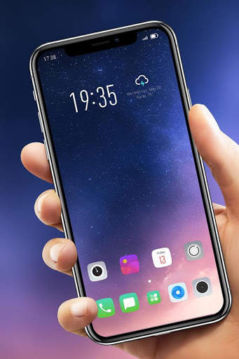 Fuchsia starry sky theme screenshot 4