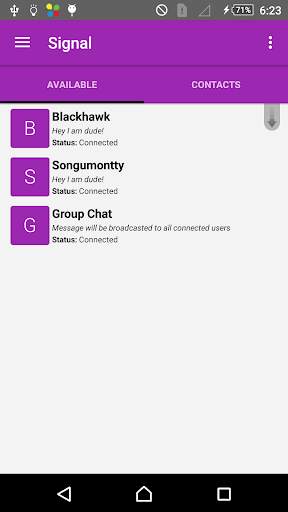 Signal Offline Messenger screenshot 1