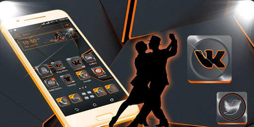 Simple Black Launcher Theme screenshot 2
