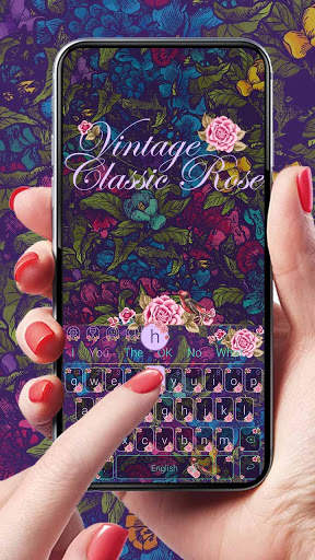 Vintage Classic Rose Keyboard screenshot 1