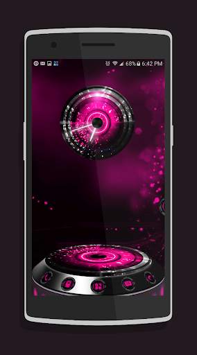 Alien Pink Next Launcher theme screenshot 2
