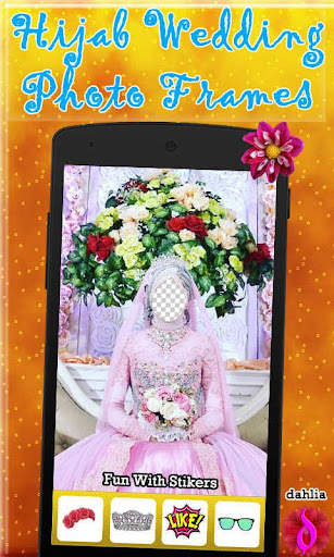 Hijab Wedding Photo Frames screenshot 2
