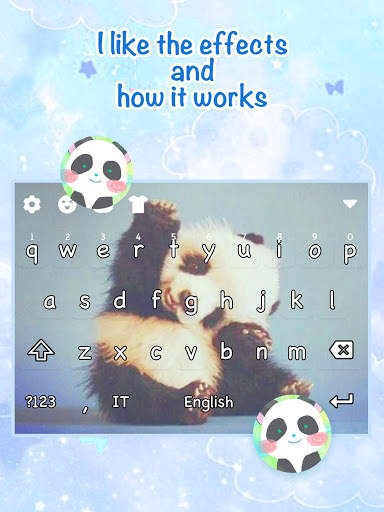Cute Animal Keyboard Theme for Girls screenshot 3