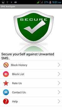 SMS AntiSpam screenshot 1