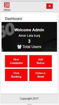 PISO Admin App 1 تصوير الشاشة