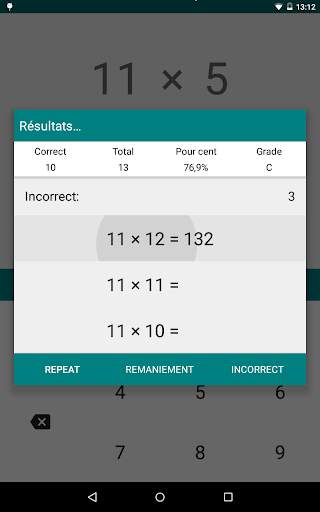 Multiplication Memorizer screenshot 3