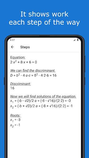 Quadratic Equation Solver screenshot 3