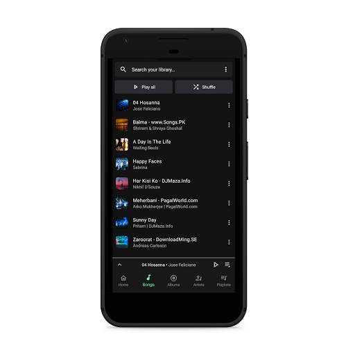 Mojo Music Player - MP3 player 2 تصوير الشاشة