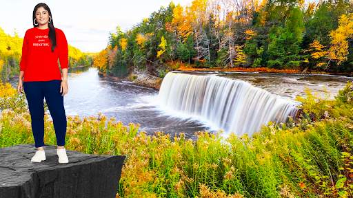 Waterfall Photo Editor -Frames स्क्रीनशॉट 2