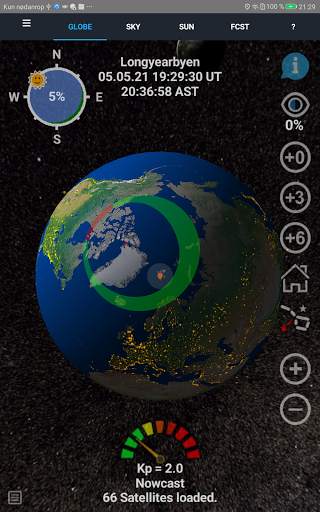 Aurora Forecast 3D screenshot 5