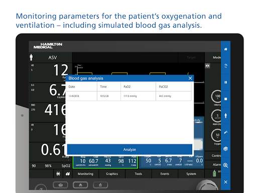 HAMILTON-C6 ventilator and pat screenshot 1