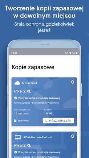 Acronis True Image: Mobile screenshot 1