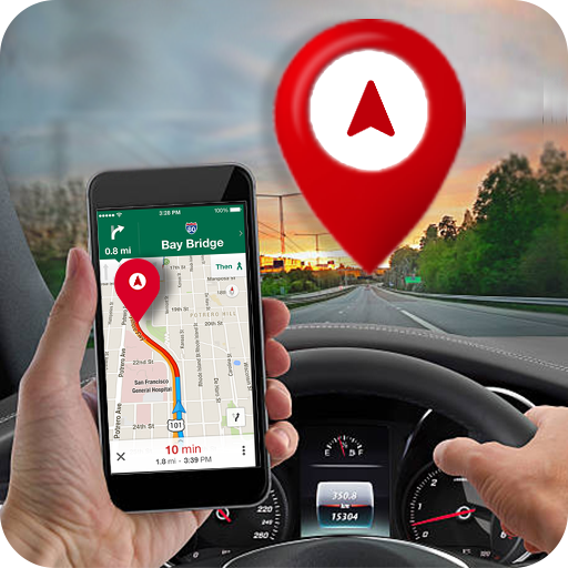 GPS Driving GPS Directions GPS أيقونة
