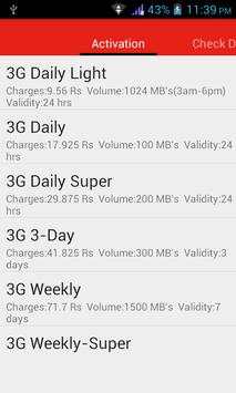 Mobilink 3G Bundles screenshot 1