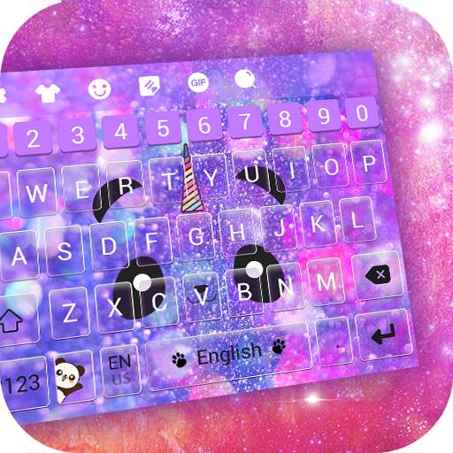 Cute Panda Keyboard Theme 1.0.1