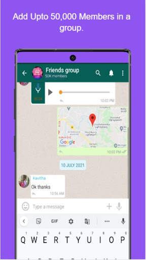 Call Chat Private Messenger 3 تصوير الشاشة