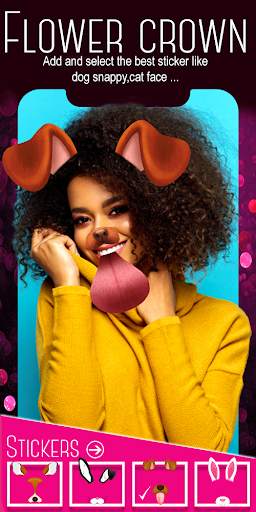 Flower Crown Photo Editor скриншот 3