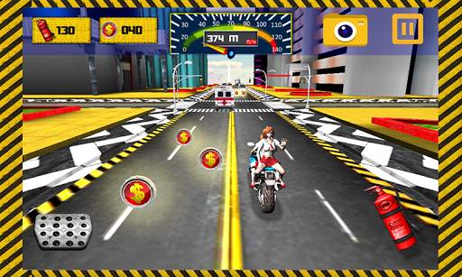 School Girl Dirty Driving Traffic Rider 2020 new screenshot 6