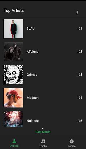 uTrack, for Spotify screenshot 1