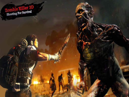 Zombie Killer 3D:Shooting For Survival screenshot 1