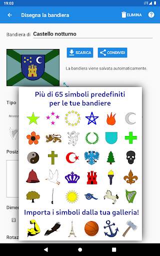 Disegna la bandiera screenshot 13