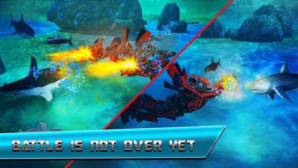 Robot Car Angry Shark Hunter screenshot 4