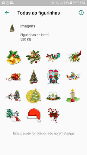 Figurinhas de Natal -   WAStickerApps screenshot 5