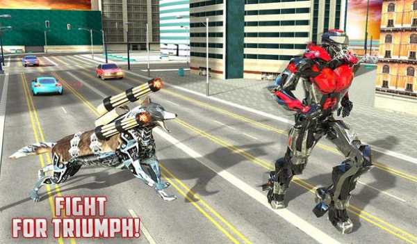 US Police Car Robot Transform: Cop Dog screenshot 12
