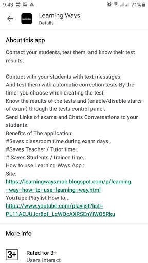 Learning Ways App screenshot 6