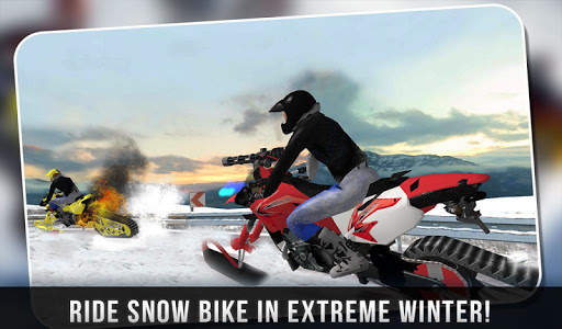 febbre pilota corsa neve bici screenshot 6