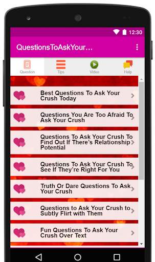 Questions To Ask Your Crush screenshot 2