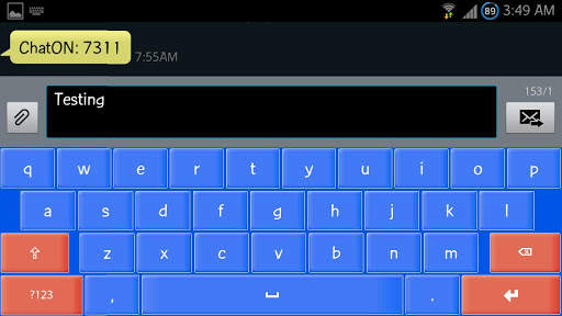 XP Smart Keyboard HD skin screenshot 2
