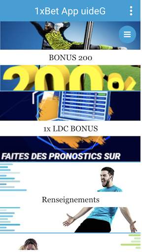 1xBet App Guide screenshot 3