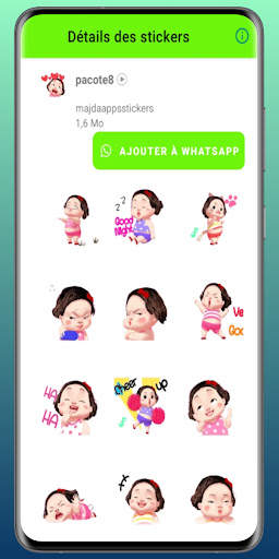 Animated Funny Baby Stickers screenshot 3