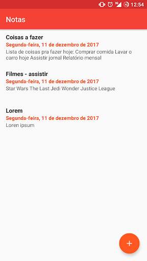 Notas screenshot 1