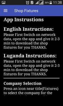 Shop Fixtures App screenshot 1