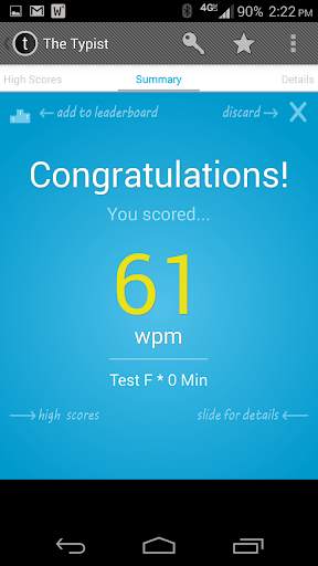 Typist: A Quick Typing Test screenshot 8