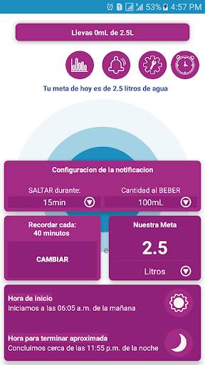 Beber Agua App screenshot 2